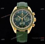 Omega Speedmaster Moonwatch Moonshine Gold & Green Cal.3861 Watch Super Clone
